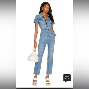 Good American Denim Jumpsuit